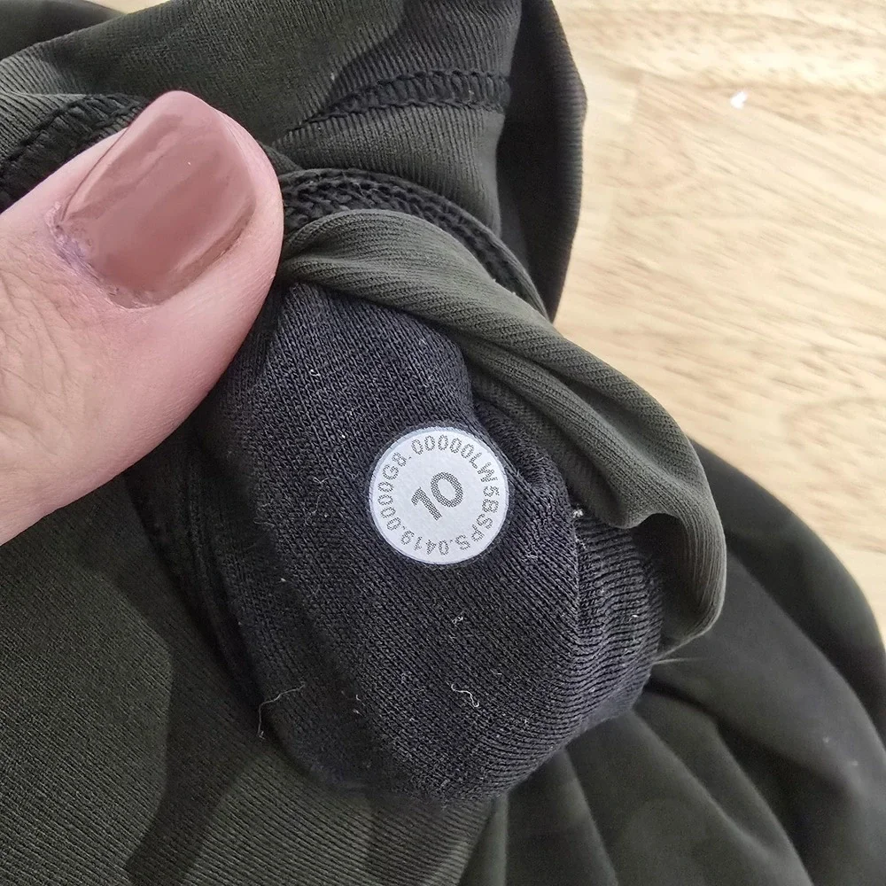 Lululemon Pants Womens 10 Green Camo Align High Rise‎ 25 In Leggings Yoga